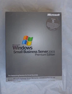 Microsoft Windows Small Business Server 2003 Premium RETAIL w' 5 CAL Sealed Box - Picture 1 of 6