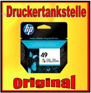 orig. Patrone HP 49 C51649A Deskjet 680C 682C 695C FAX 910 920 Officejet 500 600 - Bild 1 von 3
