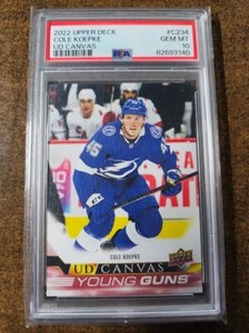2022-23 Upper Deck  Cole Koepke Young Guns UD Canvas #C234 psa 10