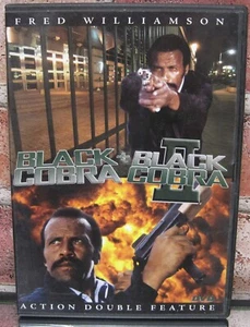 Black Cobra/Black Cobra 2 Double Feature, Fred Williamson, DVD - Picture 1 of 5