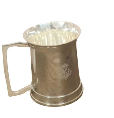 portapenne da scrivania argento sheffield porta penne matite Boccale vintage di  - Immagine 1 di 2