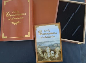 2008 Tuvalu Early Governors 5 coin CASE, BOOKLET, POSTER & BOX ONLY no coins - Picture 1 of 9