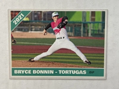 Bryce Bonnin CUSTOM 2021 Daytona Tortugas Baseball Card - Image 1 of 2