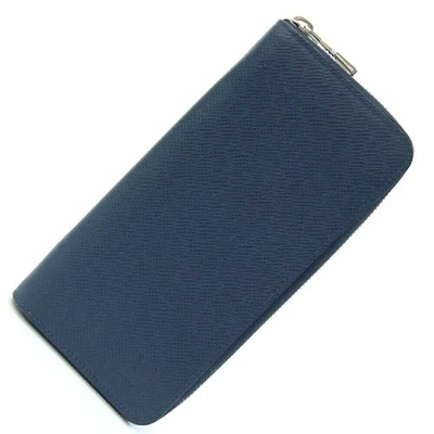 Louis Vuitton Taiga Zippy Wall Vertical Wallet M30510 Blue Marine Used - Image 1 of 4