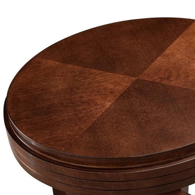 Leick Favorite Finds Oval Wood End Table in Chocolate Cherry - Image 1 of 4