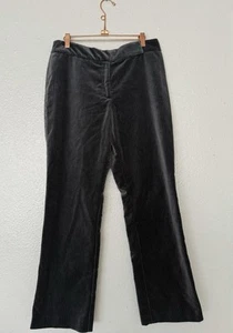 Valerie Stevens Pants 10 Velvet Black Evening Pants Cotton - Picture 1 of 10