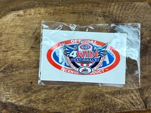 2010 Inaugural NHRA 4 Wide Nationals Z Max Charlotte, NC Lapel Enamel Pin NEW - Picture 1 of 2