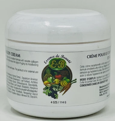 Essence de Beaute Collagen & Vitamin E Face Cream 4oz Original FREE SHIPPING - Image 1 of 2