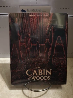 The Cabin in the Woods 4K SteelBook UHD Blu-ray 2011 No Dent - Crack PlasticSlip - Image 1 of 4