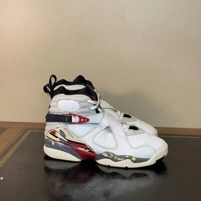 Nike Air Jordan 8 Bugs Bunny Blanco 305368-101 Raro Y2K Gs Gradeschool Talla 5Y Foto 1 de 4