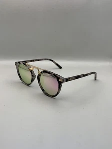 Gafas de sol WearMe Pro para mujer pequeñas redondas rosa espejo dorado puente TRTPNK - Imagen 1 de 13