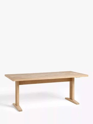 John Lewis Estate 6 to 10 Seater Extending Dining Table Natural - Image 1 of 4