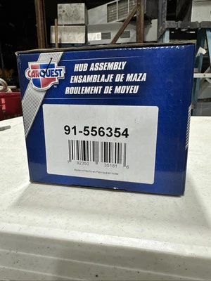 2007 2008 FITS INFINITI G35 AWD FRONT WHEEL HUB BEARING CARQUEST 91-556354 - Image 1 of 3