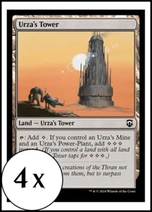 MTG - 4 x Urza's Tower - Modern Horizons 3 Commander - Playset 4x x4 - Picture 1 of 2