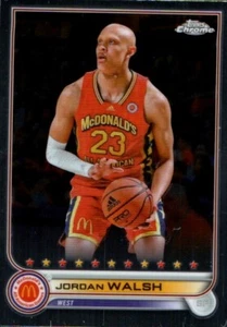 JORDAN WALSH 2022 Topps Chrome McDonalds  #22 Arkansas Razorbacks - Picture 1 of 1