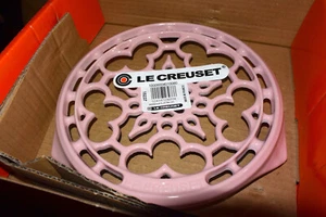 new Le Creuset cast iron Trivet 9” Chiffon Pink brand new FAST Shipping - Picture 1 of 5