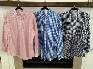 Brooks Brothers Regent Button Down Linen Shirt Mens Extra Large XL - Lot Of 3 - Picture 1 of 9