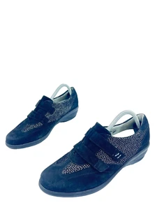 Waldläufer Zapatos Comfort Para Mujeres Negros T.40,5 Uk.7 1/2 - Imagen 1 de 4