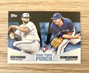 2023 Topps Series 1 - One-Two Punch Black #12P-9 Kevin Gausman, Alek Manoah /299 - Picture 1 of 1