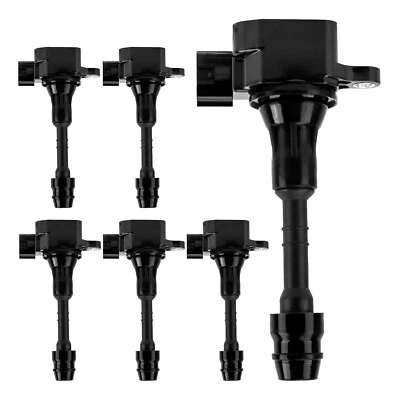 6Pcs Ignition Coils For 2003-2007 Infiniti G35 Coupe/Sedan 2003-2006 Nissan 350Z - Image 1 of 4