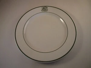 Vintage OP Co Syracuse China Restaurant Ware LPC SPC Monogram Green Salad Plate - Picture 1 of 6