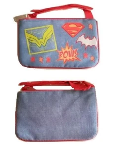 Girls' Superhero Crossbody Purse Wonder Woman, Bat Girl and Super Girl - Picture 1 of 3