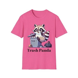 Linda Camiseta Trash Panda Unisex Estilo Suave - ¡Perfecta para los amantes de los animales! - Imagen 1 de 25