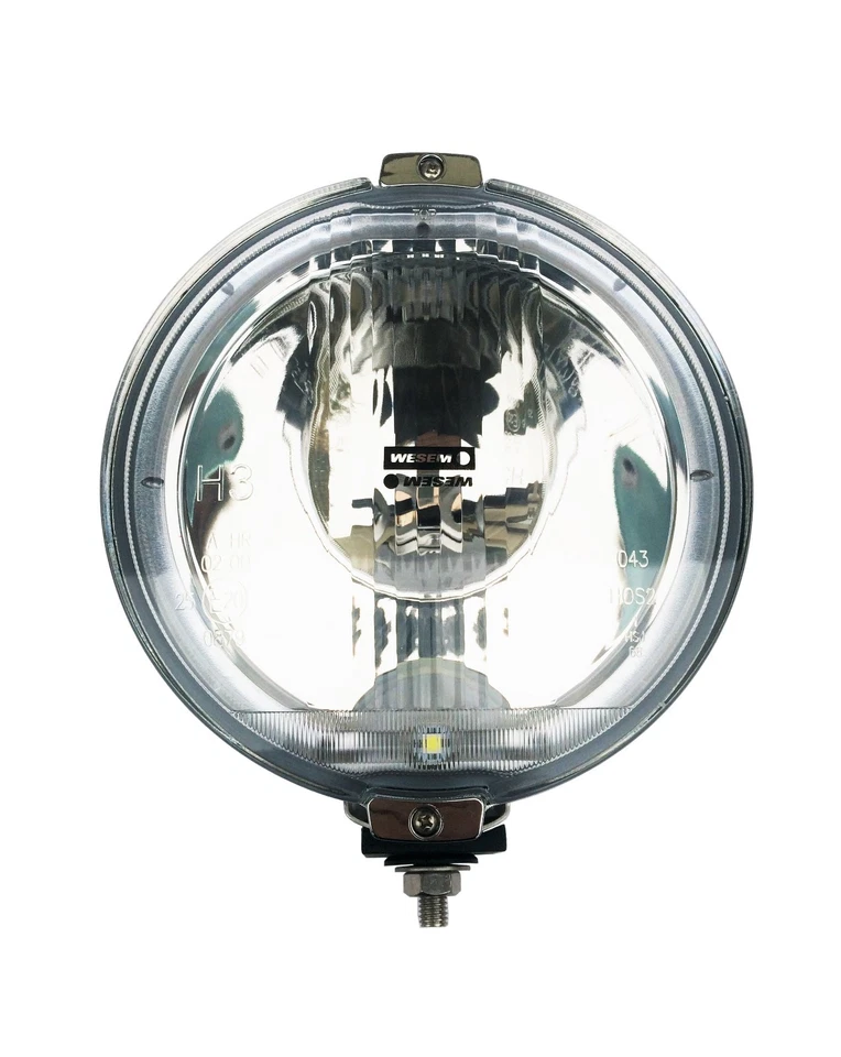 Fernscheinwerfer Zusatzscheinwerfer 12/24v Positionslicht Chrom