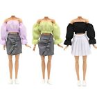 Accessories Casual Wear Kids Gift Toy Skirt T-shirt Dolls Dress Girl Clothes