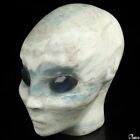 3.5" New Royal Dumortierite Hand Carved Fairy Elf Alien Crystal Skull With
