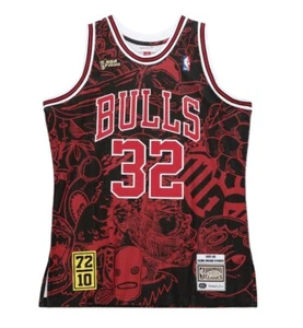100% Authentic Hebru Brantley x Mitchell & Ness Chicago Bulls Jersey XL(48) SLIM - Picture 1 of 12