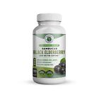 Black Elderberry Capsules 2000 mg (180 Capsules) Sambucus Herbal Supplement