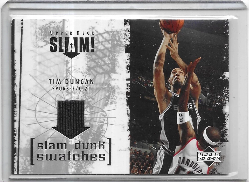 Tim Duncan 2005-06 Upper Deck Slam Dunk Swatches #SL-TD - Image 1 of 1