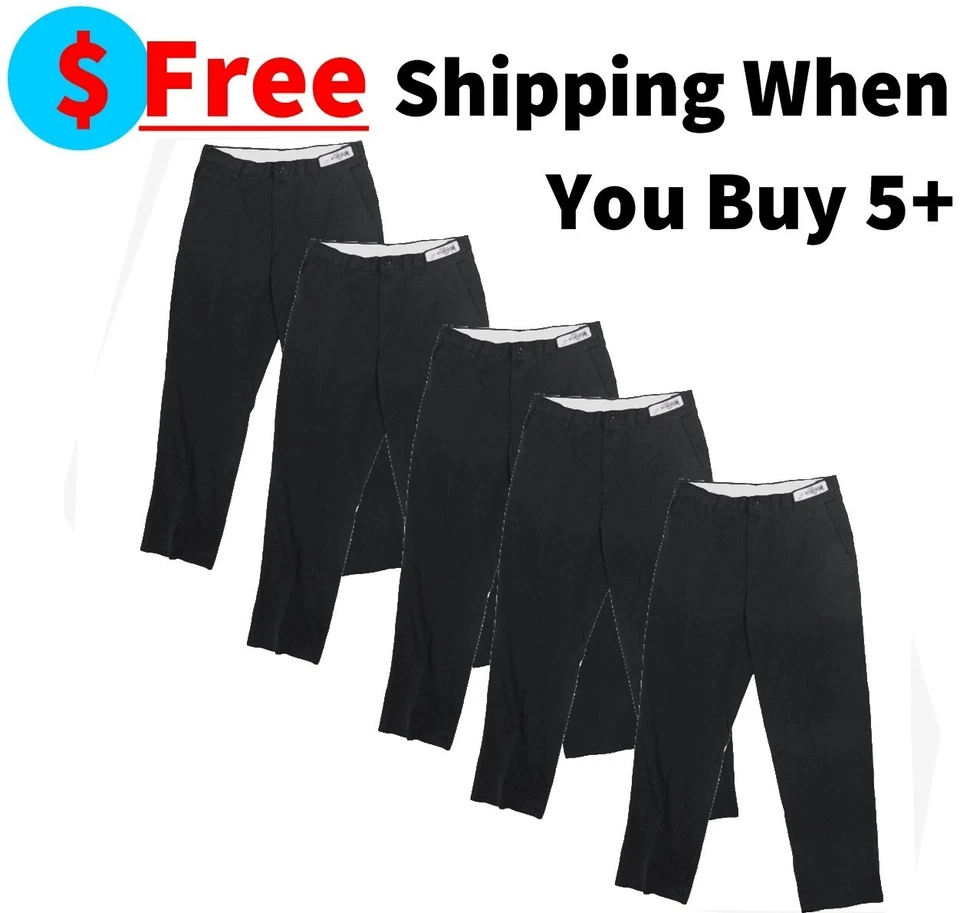 Used Black Uniform Work Pants Cintas, Unifirst, Dickies, Redkap ect - Image 1 of 1