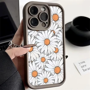 For iPhone 15 14 13 Pro Max 12 11 XR XS 7 8 ShockProof Flower Soft Case Cover - Picture 1 of 20
