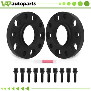 2Pcs 20mm Hubcentric Wheel Spacers 5x120 Fits BMW E90 E91 E92 E93 E28 E34 12x1.5 - Picture 1 of 7
