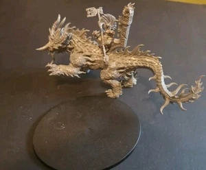 Warhamner Fantasy Auric Runenvater auf Magmadroth Fyreslayers Age Of Sigmar gebaut - Bild 1 von 9