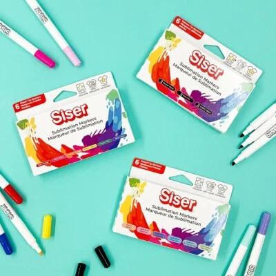 Siser Sublimation Markers - sublimation pens - iron on - heatpress - G.A.B Vinys - Image 1 of 4