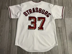OFFICIAL MAJESTIC STEPHEN STRASBURG WASHINGTON NATIONALS BASEBALL JERSEY Sz XL - Picture 1 of 5