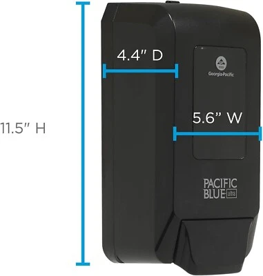 全新 Georgia Pacific 53057 太平洋蓝超手动推手皂分装机 全新带盒 — 第 1/4 张图片