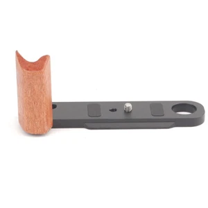 Wood L Hand Grip For Nikon F3/F3HP/F3T/F3AF Camera Quick Release Plate Bracket - Picture 1 of 9