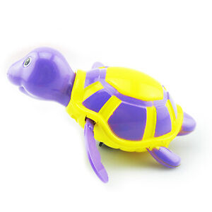 Lovely Wind Up Clockwork Tortoise Toy Swimming Turtle Bathing Kids Toy Gifts D