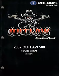 Genuine Polaris Dealer/Owner's Service/Repair Manual 2007 Outlaw 500 - Bild 1 von 2