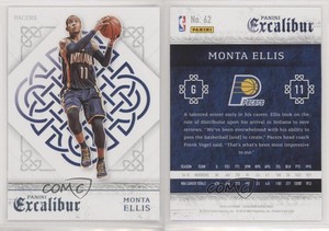 2015-16 Panini Excalibur Light Blue Monta Ellis #62