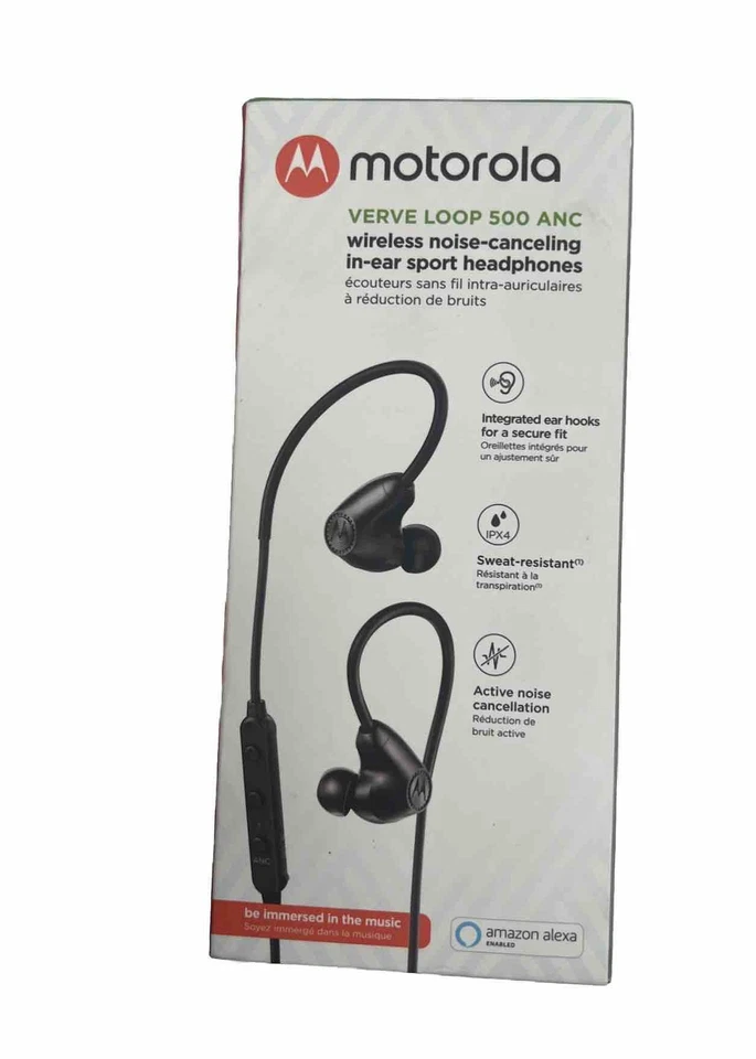 Motorola Verve Loop 500 ANC Wireless Noise Canceling In Ear Sport Headphones  - Image 1 of 4