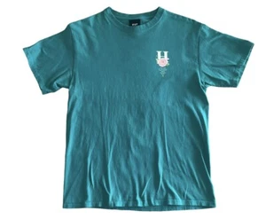 HUF Shirt Herren Medium Insel Thema Blumenmuster Grafik T-Shirt kurzärmelig Baumwolle - Bild 1 von 3