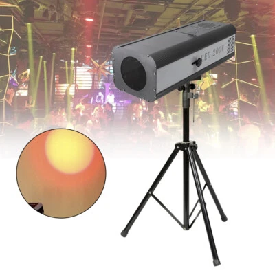 200W LED Follow Spot Light Manual Control Spotlight Stage Light Adjustable - Image 1 of 4