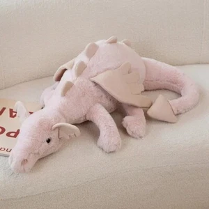 50CM Golden Dragon Soft Plush Toy Kids Gift Gorgeous Pink Stuffed Animal NEW - Picture 1 of 4