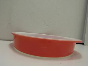 OLD VINTAGE PYREX BOWL LIGHT PINK #227 8" #37 PRIMARY COLOR SOLID KITCHENWARE - Picture 1 of 2