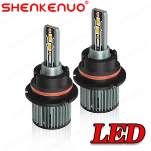 2x LED For Mitsubishi LANCER 2002-2007 Headlight 9007 HB5 White Bulbs Hi-Lo Beam - Picture 1 of 15